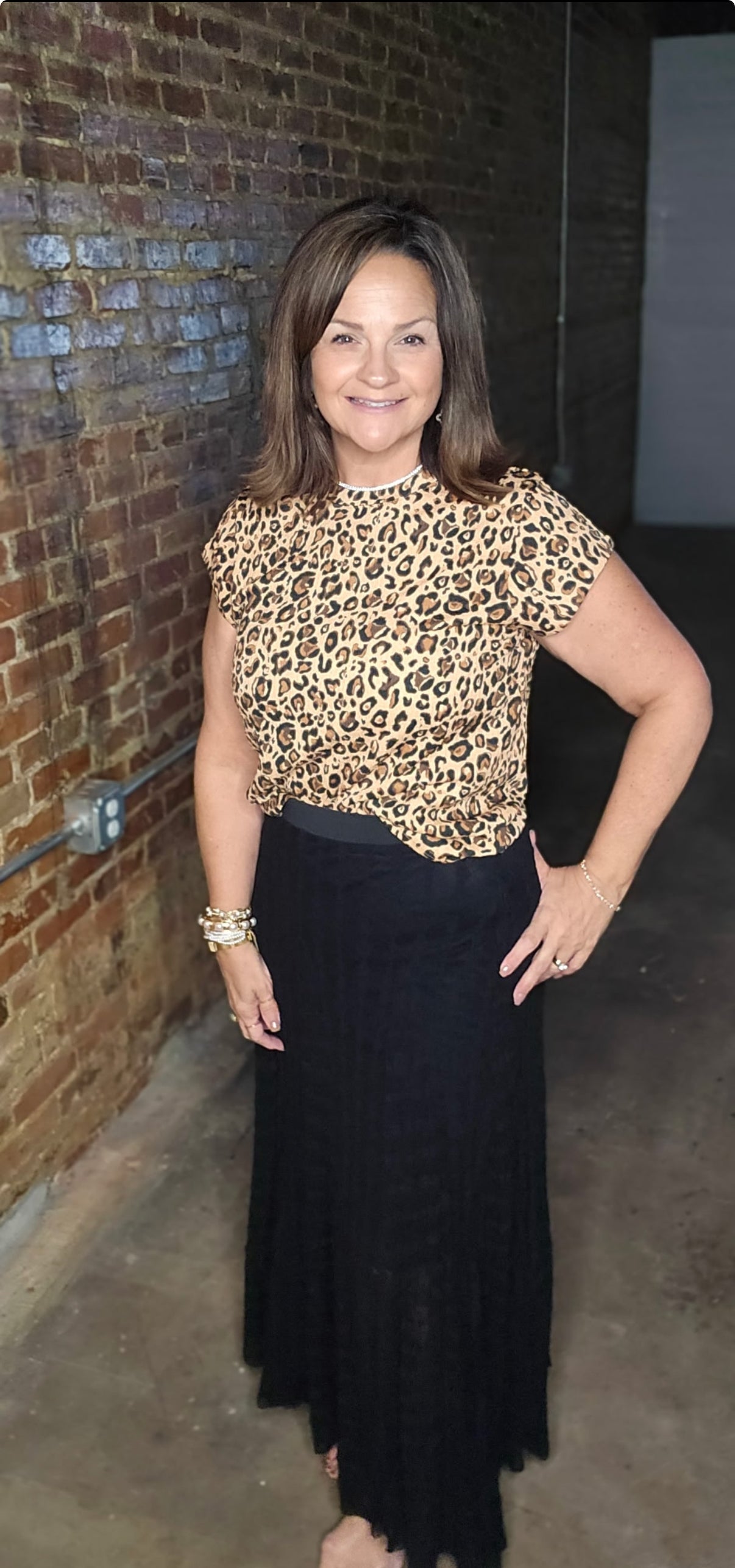 Classic Leopard Print Top