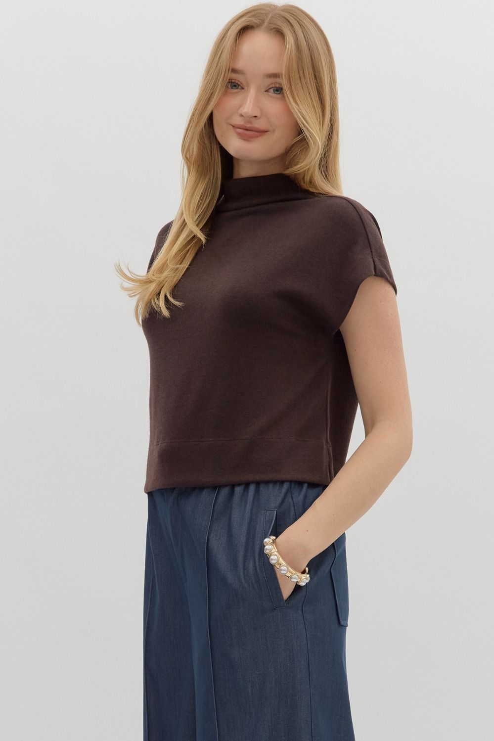 Lightweight Sweater - Brown