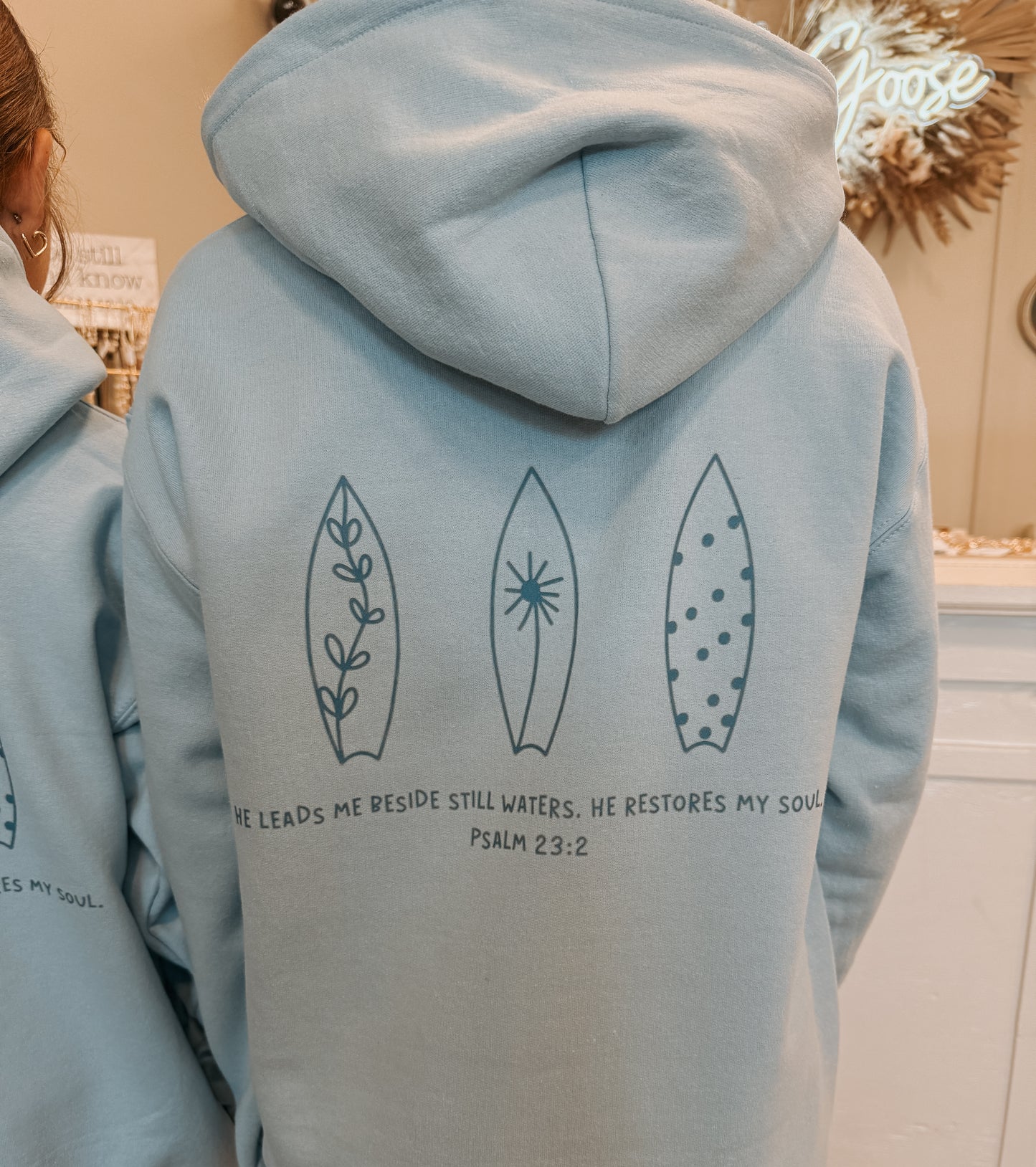 Psalm 23:2 Hoodie (adult sizes)