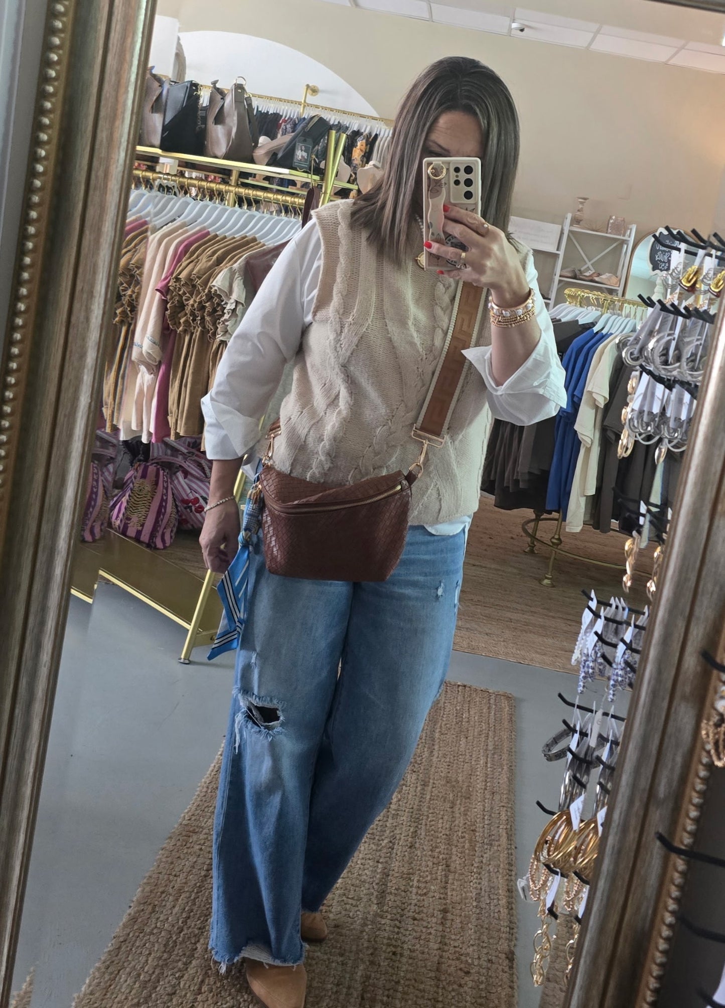 Sleeveless Sweater - Oatmeal