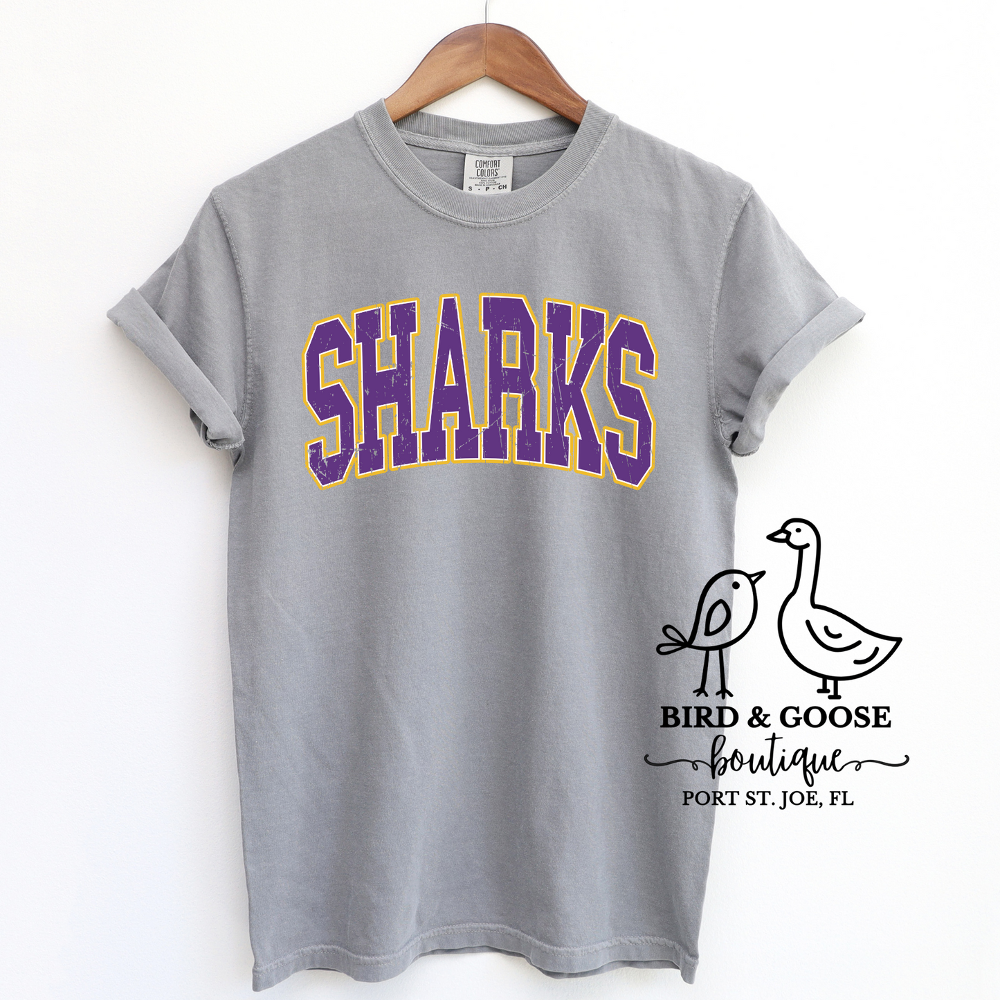SHARKS Block - Gray