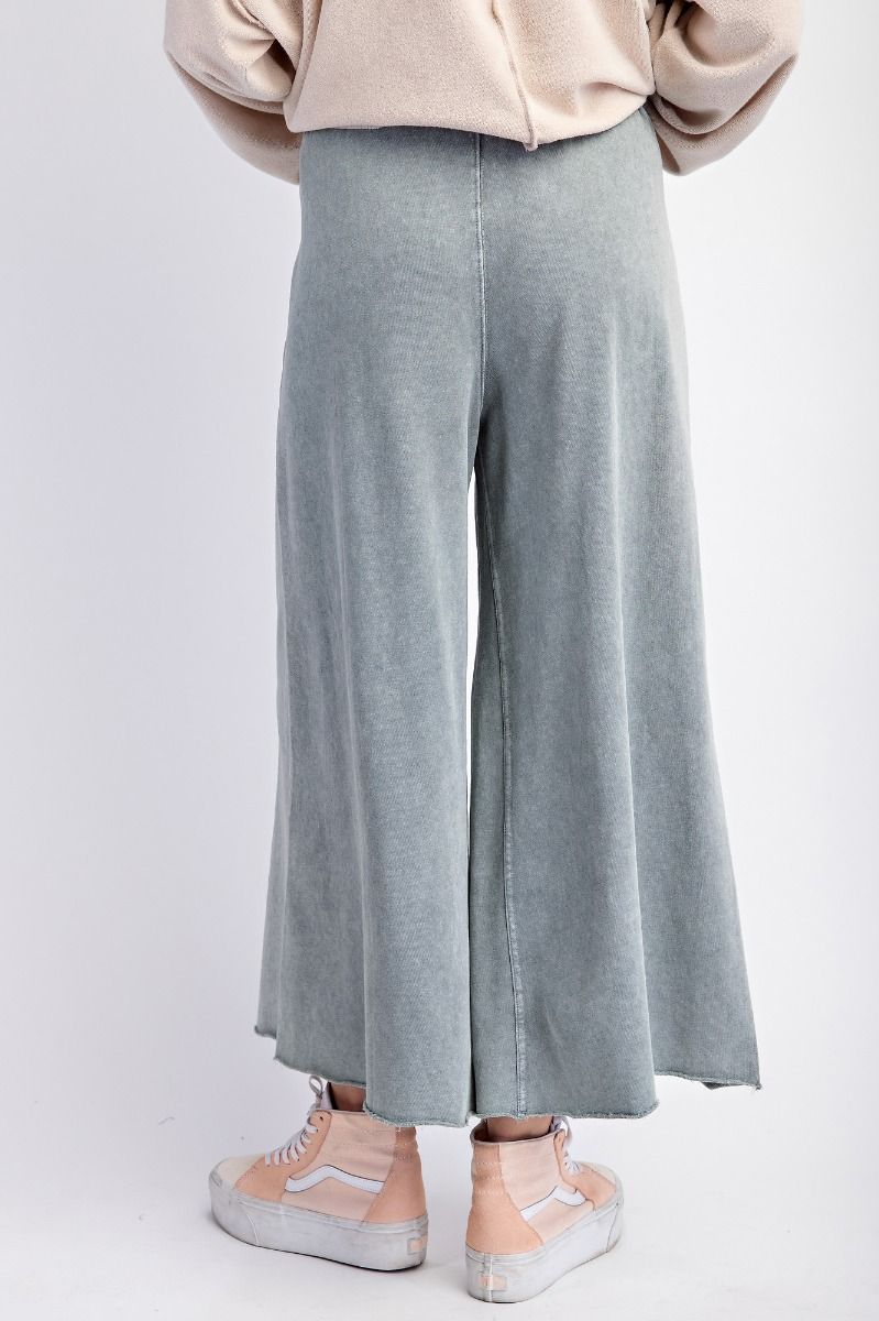 Easel Mineral Wash Pants - Faded Teal