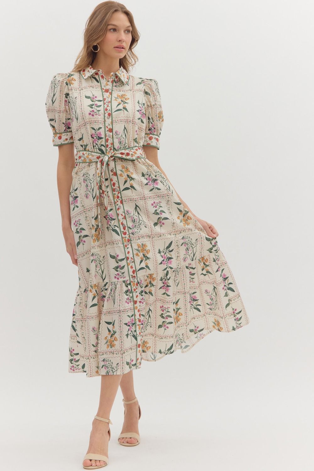 Floral Print Fall Dress