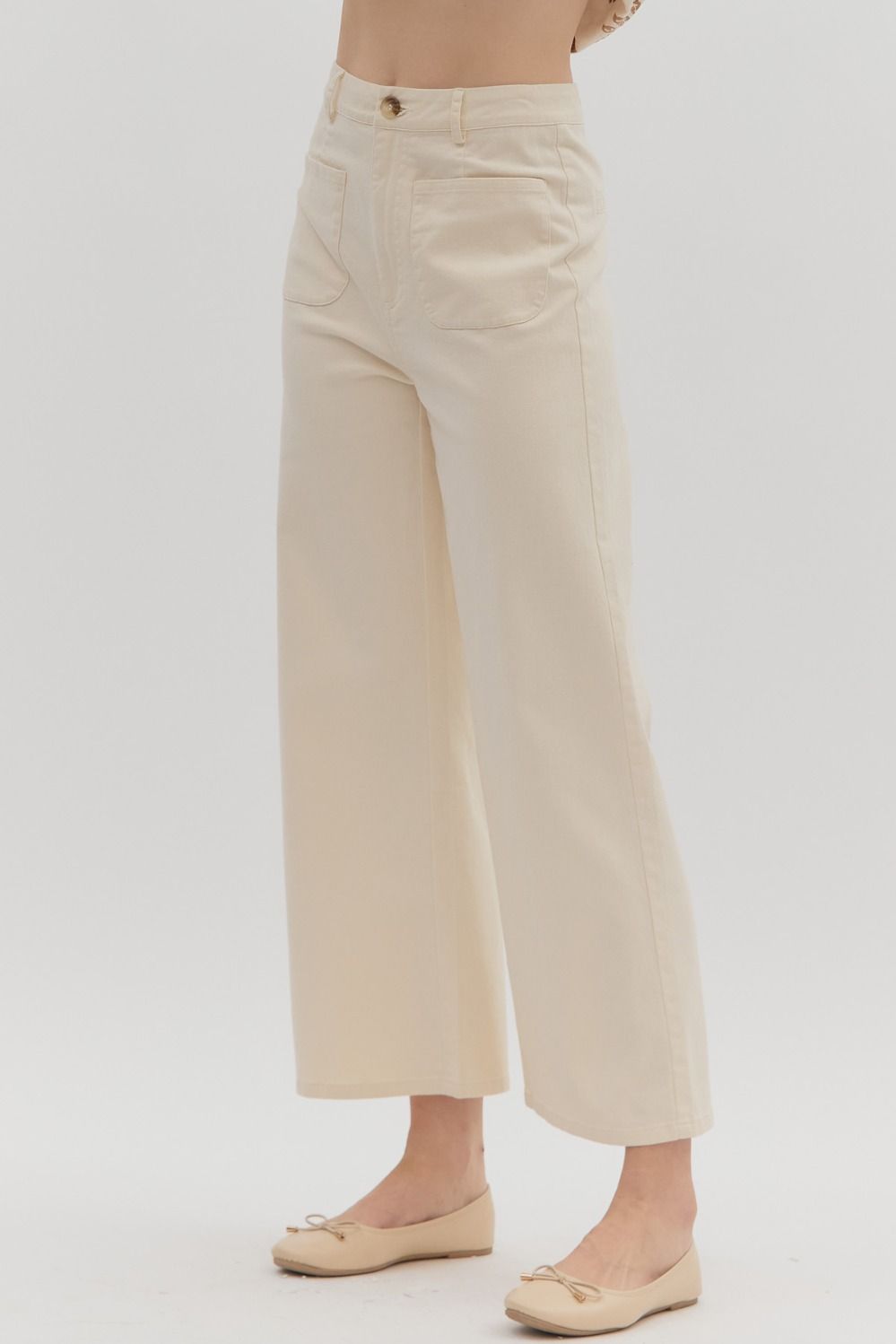 Entro Pants - Cream / Ecru