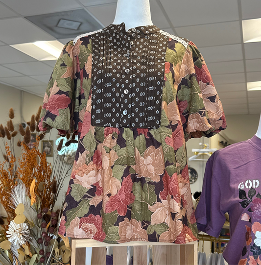 Fall Mixed Colors Top