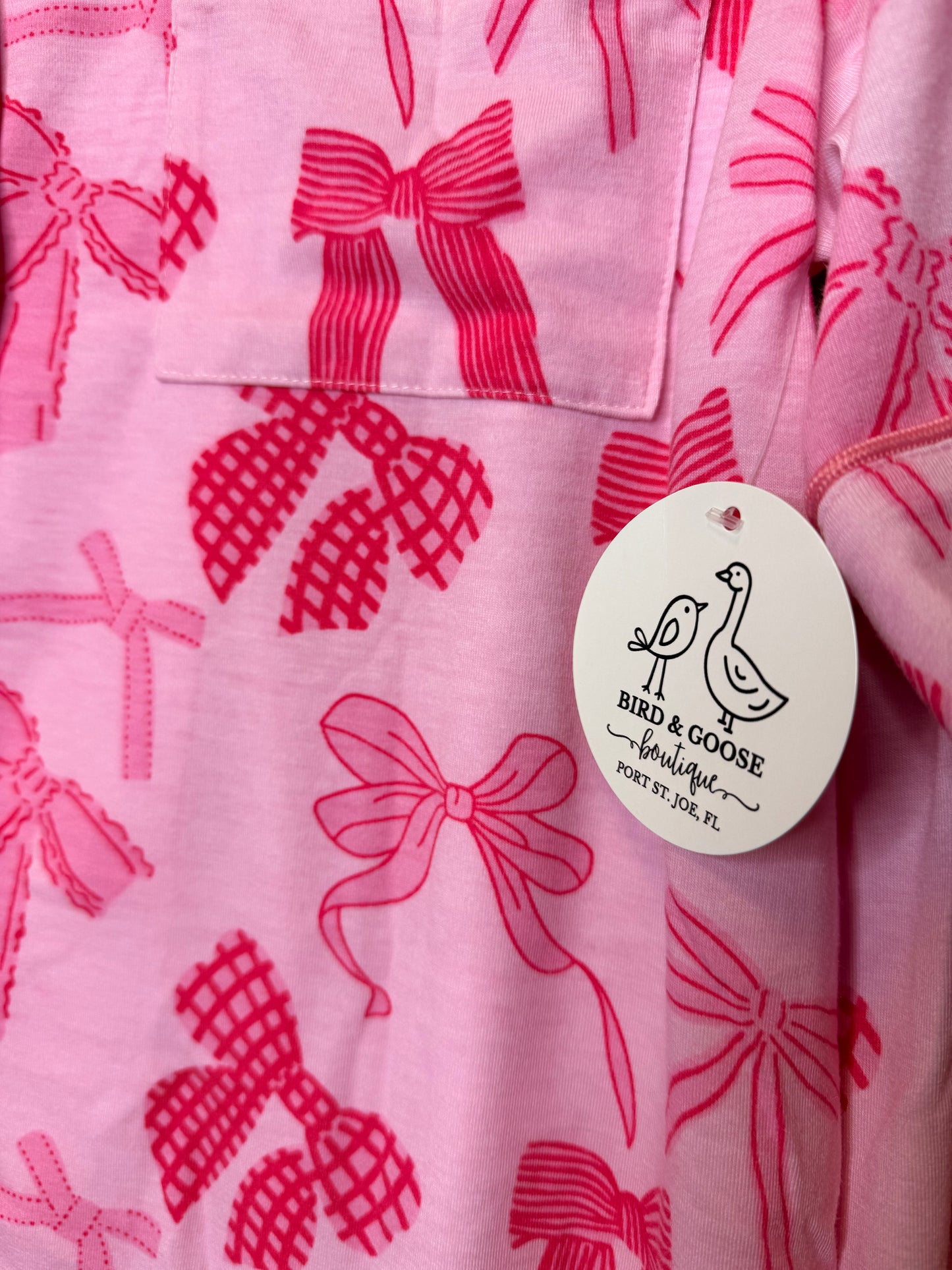Pink Bow PJs