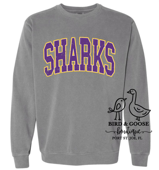 SHARKS Grey Sweatshirt