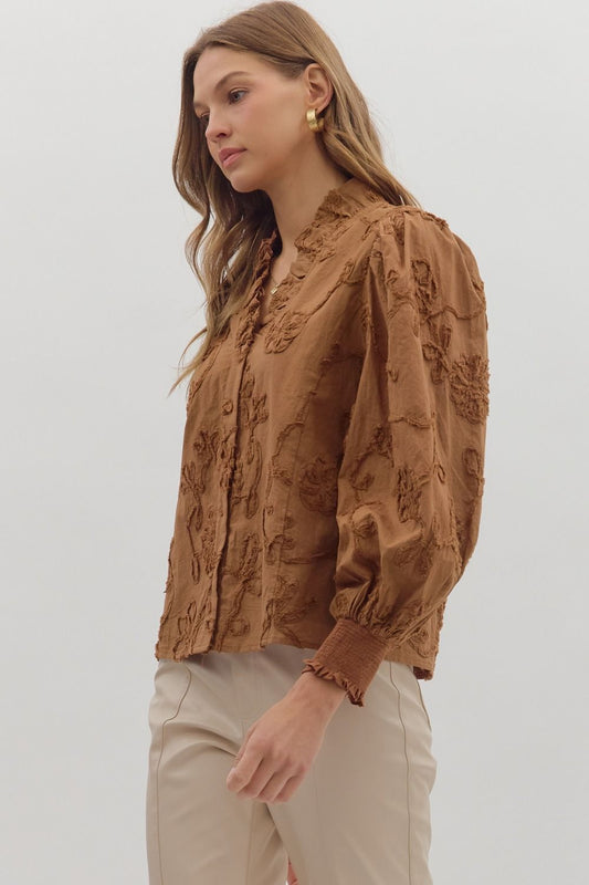 Chestnut Long Sleeve Top