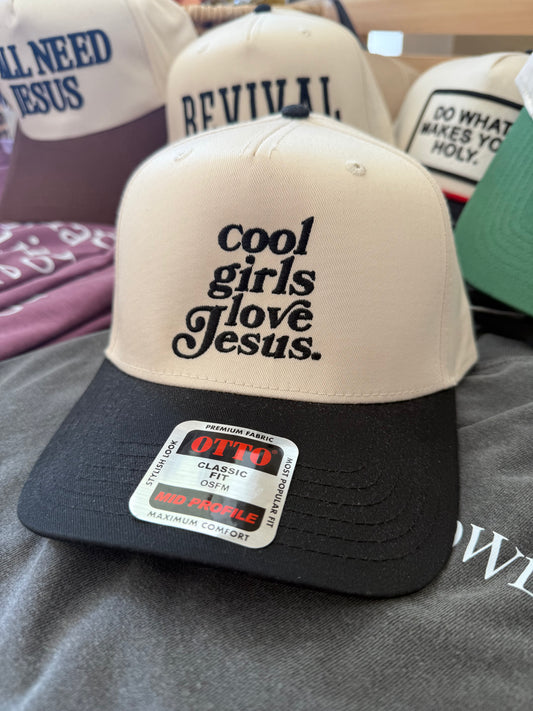Cool Girls Love Jesus Hat