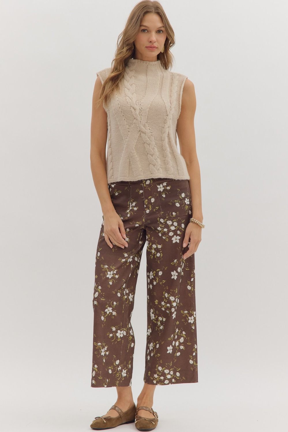 Sleeveless Sweater - Oatmeal