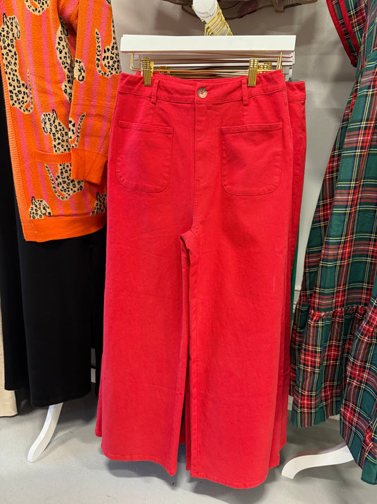 Red Entro Pants