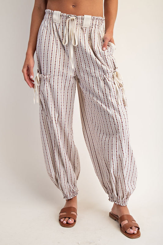 Striped Joggers