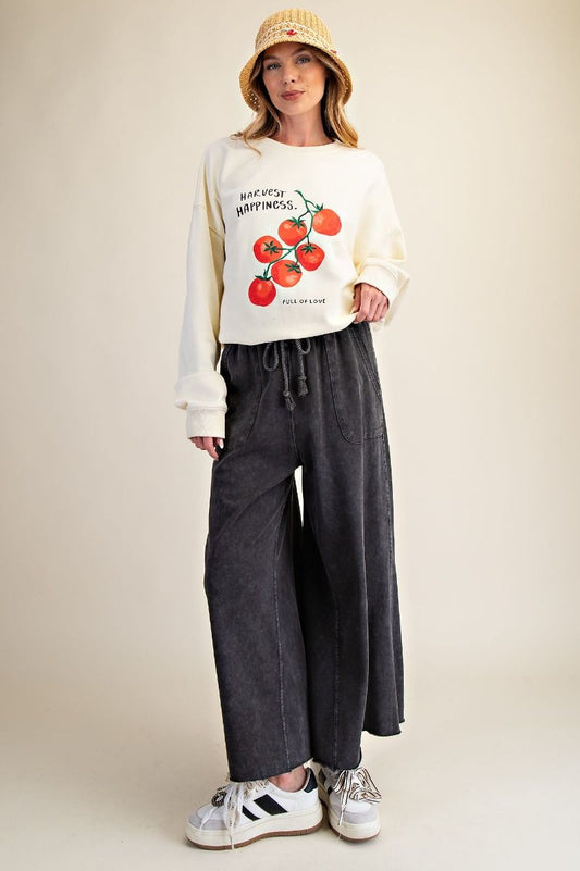 Easel Mineral Wash Pants - Black