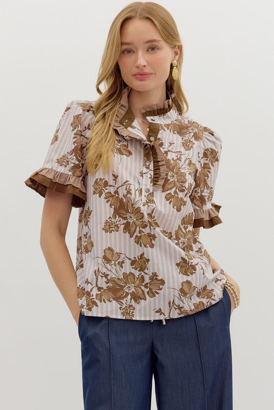 Fall Floral Top