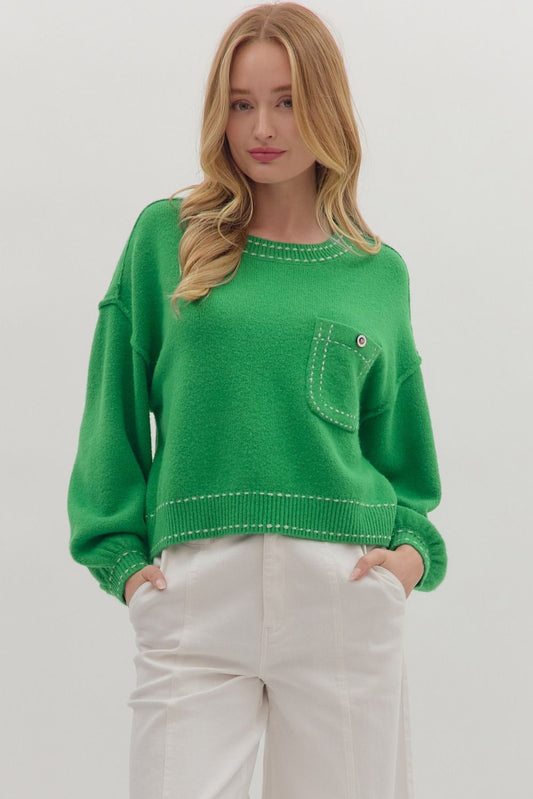Green Sweater